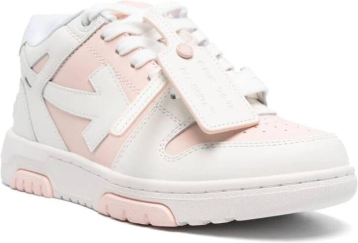 Off White Witte Sneakers met Kleurblok Ontwerp White Dames