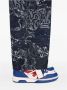 Off White Navy Blauw Leren Sneakers Pijlen Blue Heren - Thumbnail 2