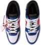 Off White Navy Blauw Leren Sneakers Pijlen Blue Heren - Thumbnail 4