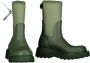 Off White Neopreen regenlaarzen met achterlogo Green Dames - Thumbnail 2