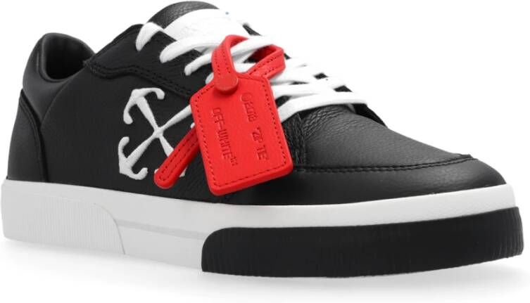 Off White Nieuwe lage gevulkaniseerde sneakers Black Dames