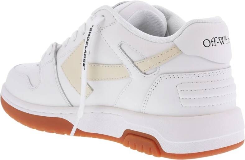 Off White Out Of Office Calf Leather Wit Dames