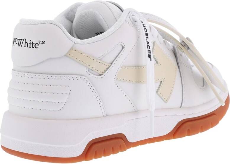 Off White Out Of Office Calf Leather Wit Dames