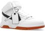 Off White Witte Leren Lage Sneakers met Pijl Patch White Dames - Thumbnail 9