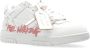 Off White Witte Slim Sneakers met Roze Accents Multicolor Dames - Thumbnail 5