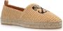 Off White Geborduurde Arrow Raffia Espadrilles Beige Dames - Thumbnail 4