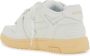 Off White Pijl Leren Sneakers met Gouden Logo White Dames - Thumbnail 3