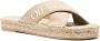 Off-White Bookish espadrilles met gekruiste bandjes Beige - Thumbnail 6