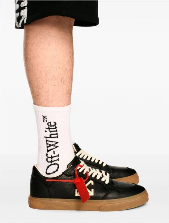 Off White Platte schoenen in wit Black Heren