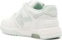 Off White Platte Vetersneakers Mintgroen White Dames - Thumbnail 4