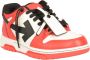 Off White Rode Leren Sneakers Out of Office Red Heren - Thumbnail 9