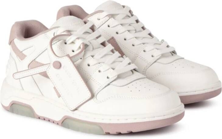 Off White Roze Sneakers Out Of Office Pink Dames