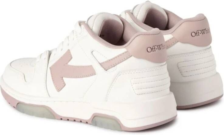 Off White Roze Sneakers Out Of Office Pink Dames