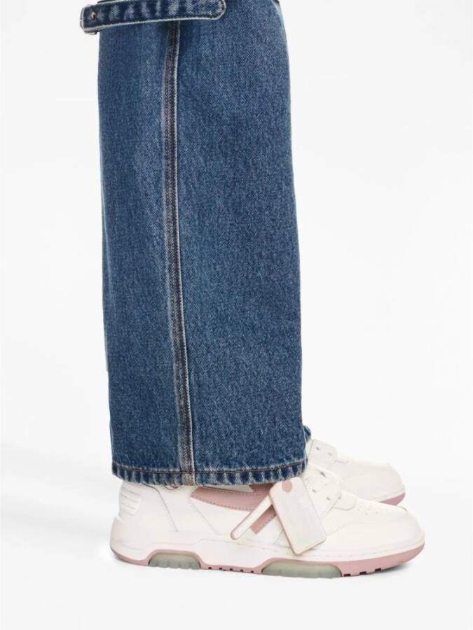 Off White Roze Sneakers Out Of Office Pink Dames