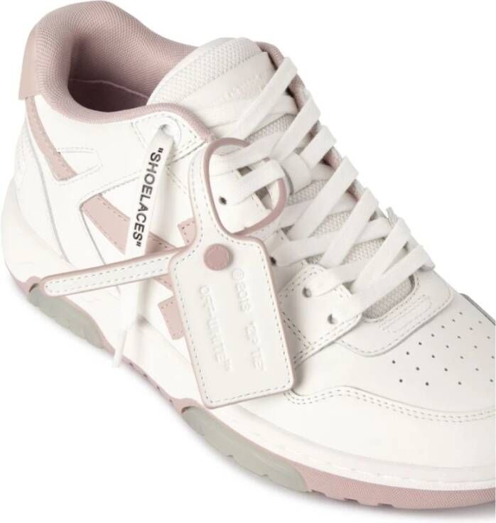 Off White Roze Sneakers Out Of Office Pink Dames