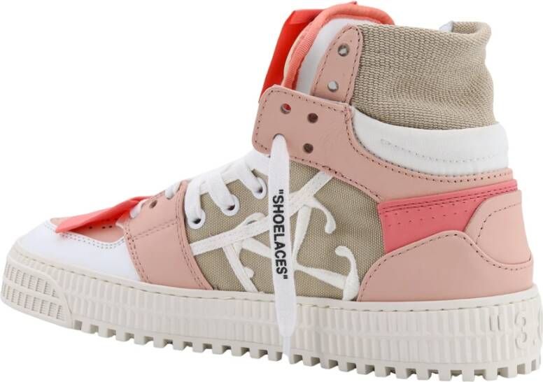 Off White Roze Veterschoenen Pink Dames