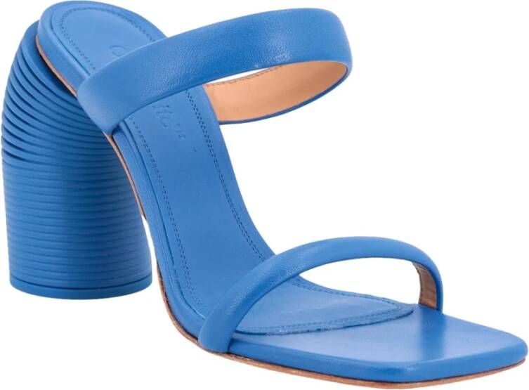 Off White Sandals Blauw Dames