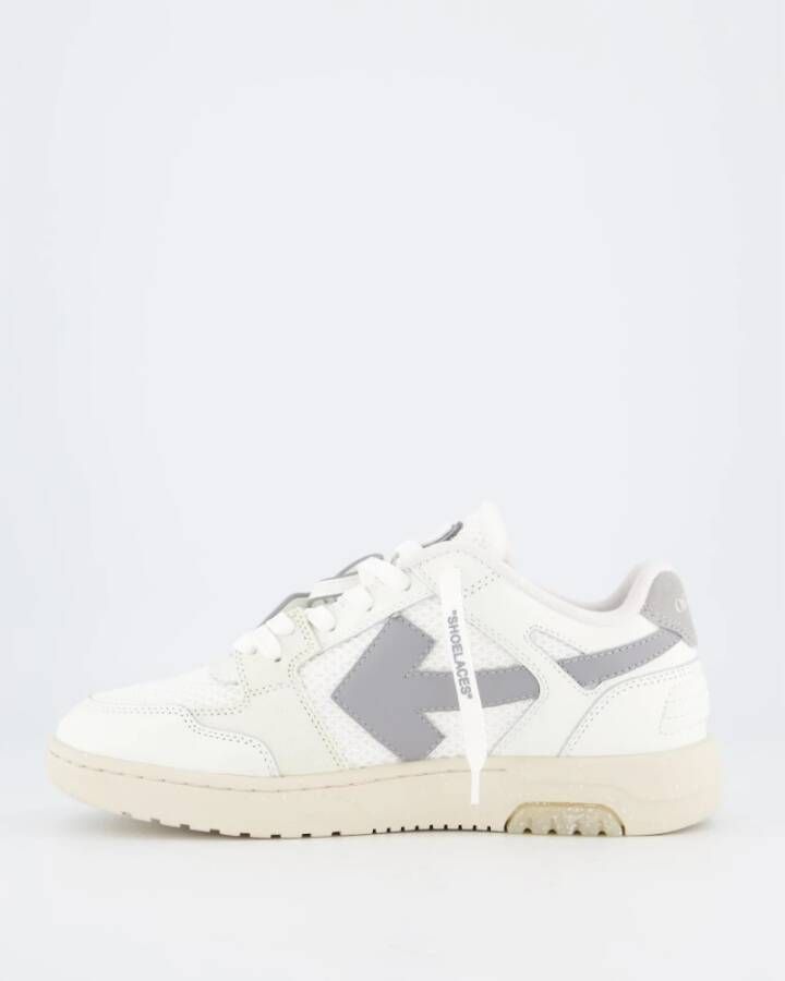 Off White Slanke Wit Grijs Kantoor Stijl White Heren