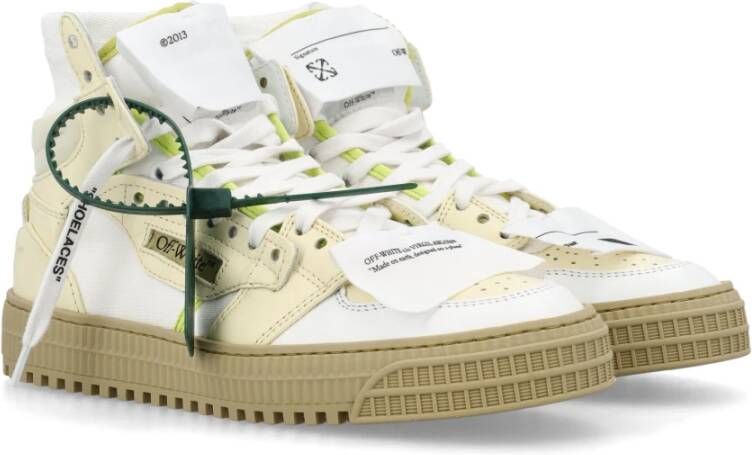 Off White Sneakers Beige Dames