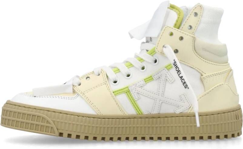 Off White Sneakers Beige Dames