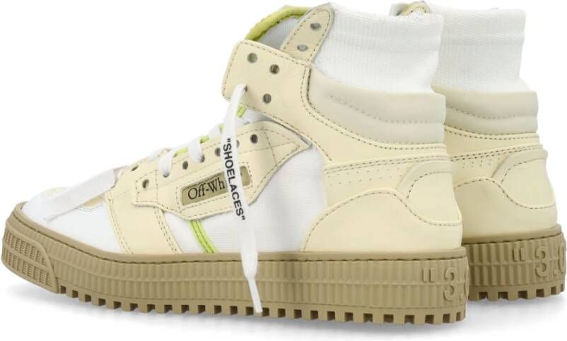 Off White Sneakers Beige Dames