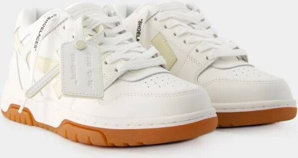 Off White Sneakers Beige Dames