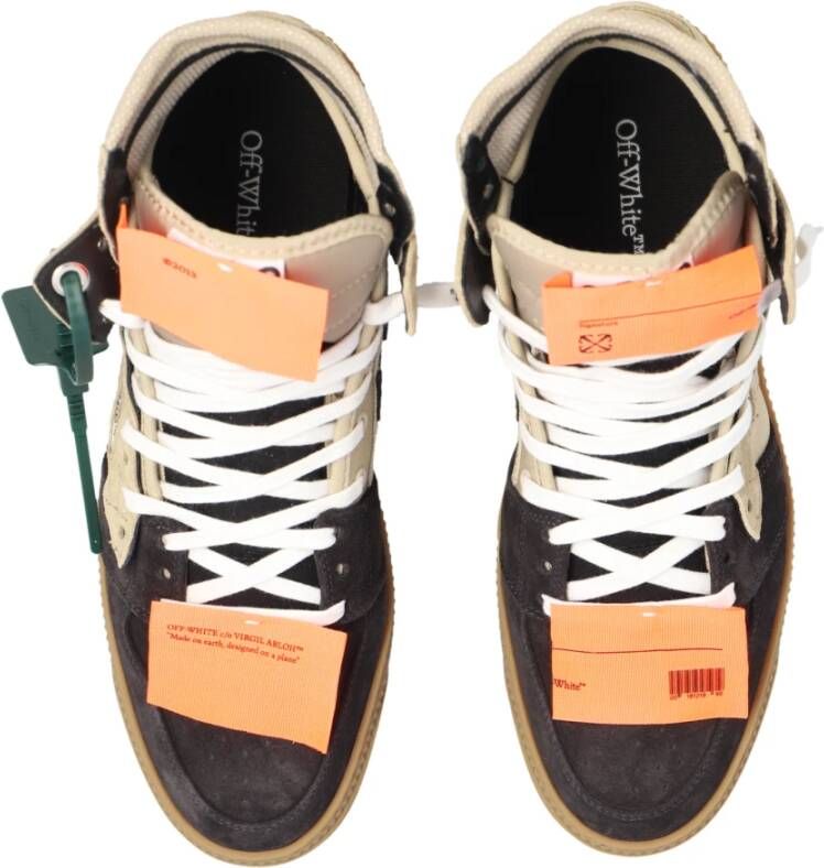 Off White 3.0 Off Court hoge sneakers Beige Heren