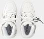 Off White Witte Leren Lage Sneakers met Pijl Patch White Dames - Thumbnail 5