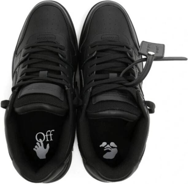 Off White Sneakers Black Heren