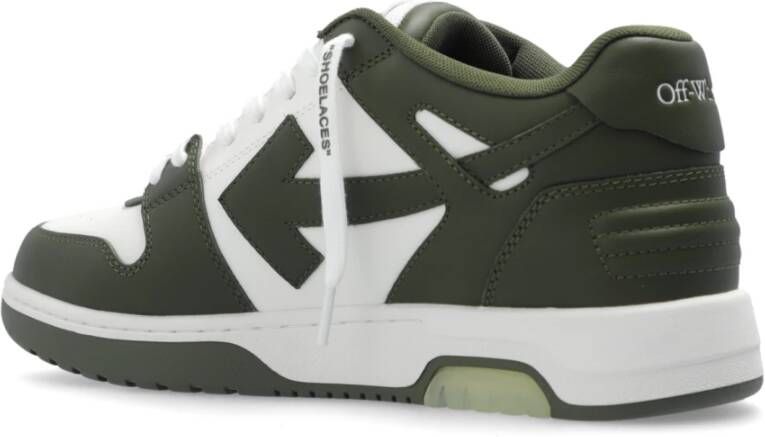 Off White Sneakers Buiten Kantoor Green Heren