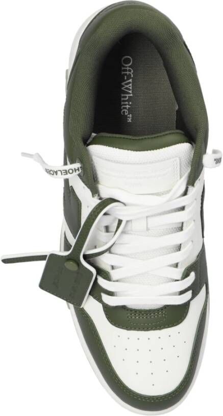 Off White Sneakers Buiten Kantoor Green Heren