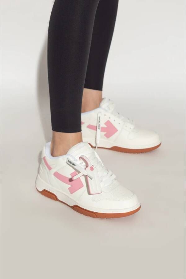 Off White Sneakers Buiten Kantoor White Dames