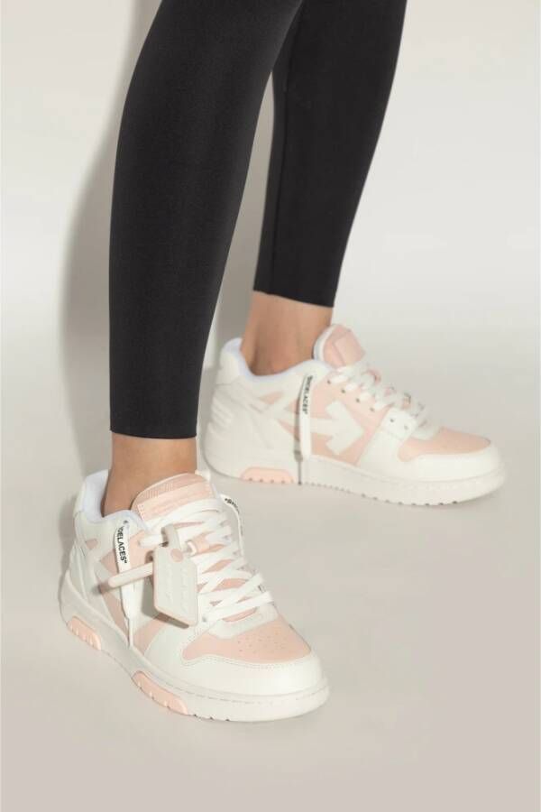 Off White Sneakers Buiten Kantoor White Dames