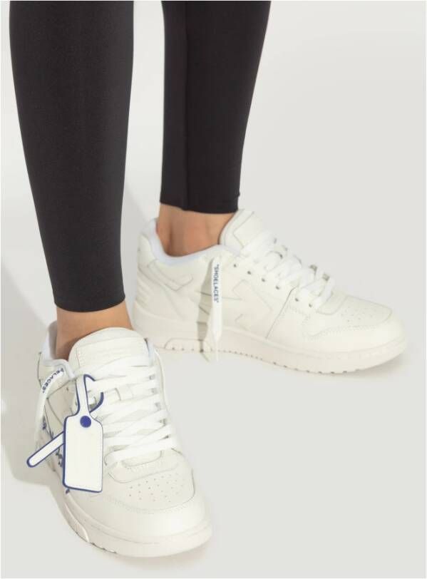 Off White Sneakers Buiten Kantoor White Dames