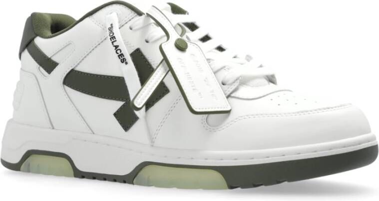 Off White Sneakers Buiten Kantoor White Heren