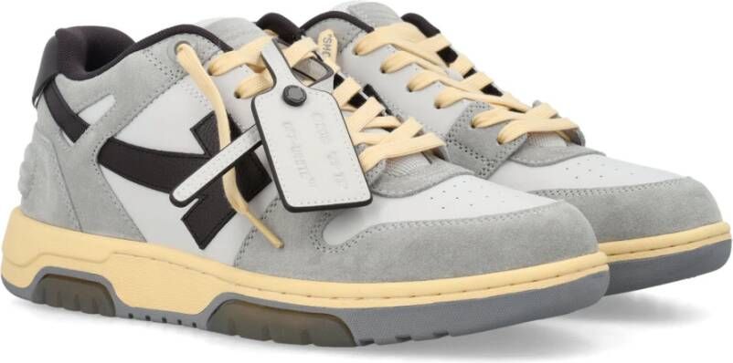 Off White Sneakers Gray Heren