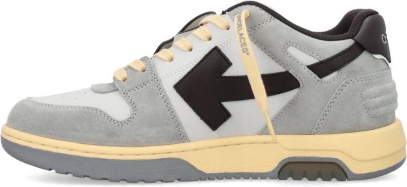 Off White Sneakers Gray Heren