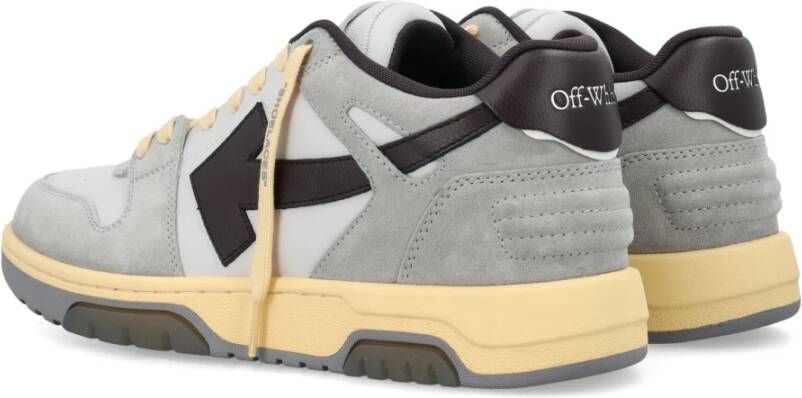 Off White Sneakers Gray Heren