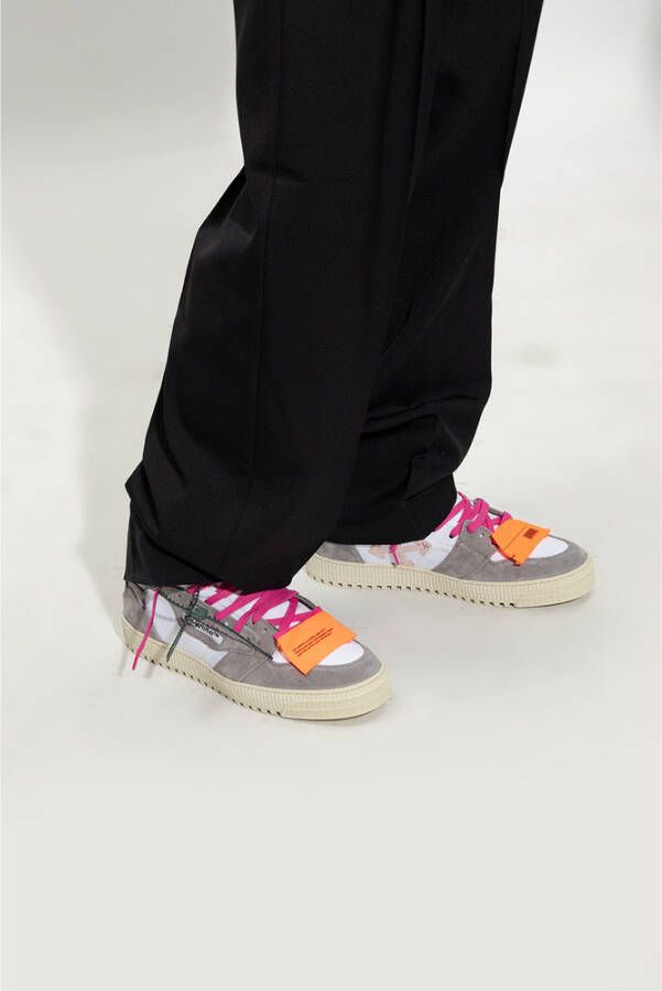 Off White Sneakers Grijs Heren