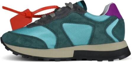 Off White Sneakers Groen Dames