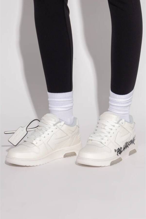 Off White Sneakers Nieuw Laag Gevulkaniseerd White Dames