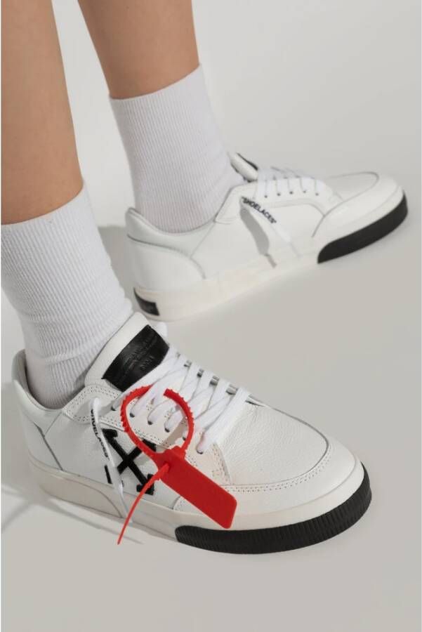 Off White Sneakers Nieuw Laag Gevulkaniseerd White Dames