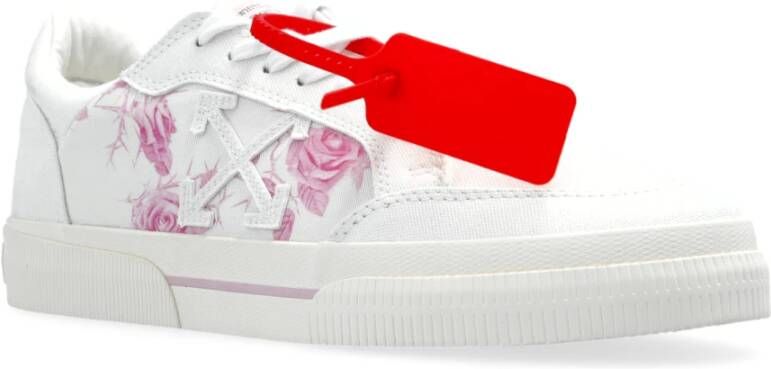 Off White Sneakers Nieuw Laag Vulcanized Animatie White Dames