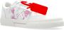 Off White Sneakers Nieuw Laag Vulcanized Animatie White Dames - Thumbnail 4