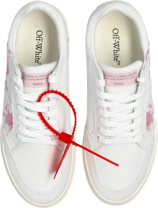 Off White Sneakers Nieuw Laag Vulcanized Animatie White Dames