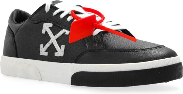 Off White Sneakers Nieuw Laag Vulcanized Black Heren