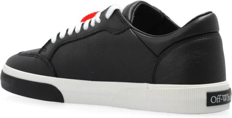 Off White Sneakers Nieuw Laag Vulcanized Black Heren