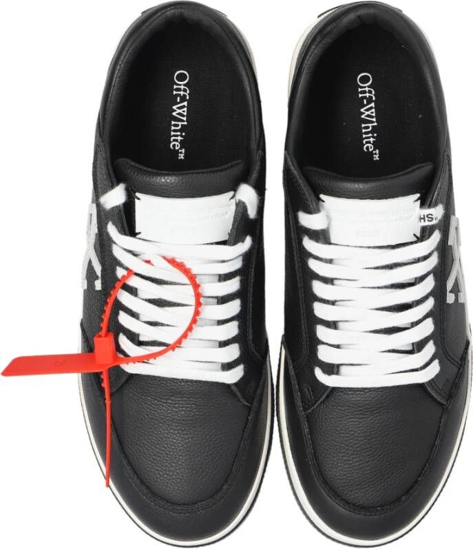 Off White Sneakers Nieuw Laag Vulcanized Black Heren