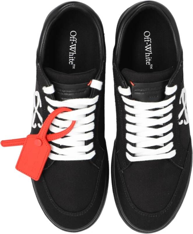 Off White Sneakers Nieuwe Vulcanized Black Heren