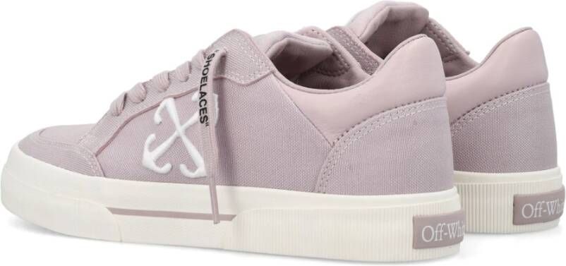 Off White Sneakers Purple Dames